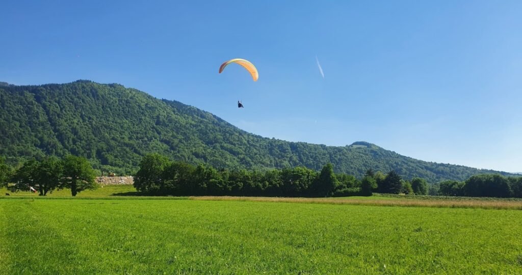 Atterrissage choto club de parapente